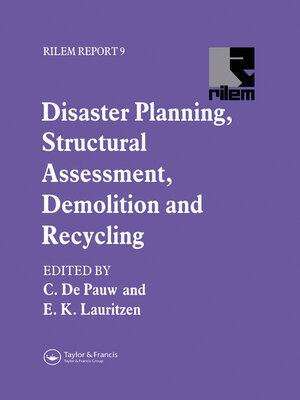 cover image of Disaster Planning, Structural Assessment, Demolition and Recycling